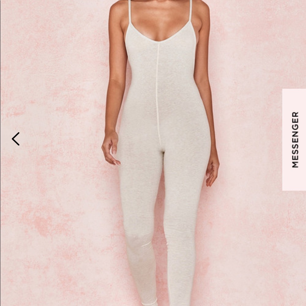 House of CB jumpsuit with cardigan.